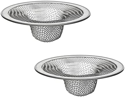 Danco Mesh Kitchen Sink Strainer 2-Pack, 4-1/2-Inch-2 Pack, Stainless Steel, 2 Count