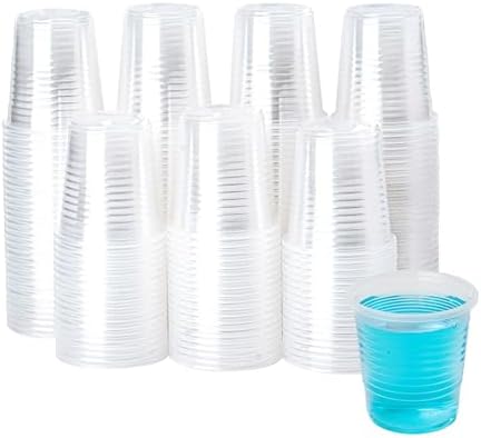 YEEHAW 3 oz Plastic Cups, 2000 Pack - Clear Disposable Drinking Water Cups for Cold Beverages, Ideal for Party