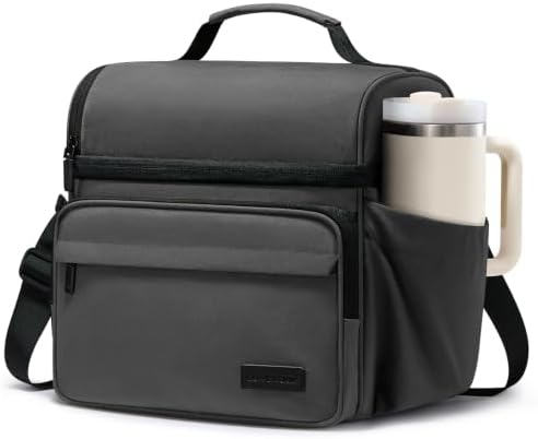 LOVEVOOK Lunch Bag for Men Women, Insulated Lunch Box, Large Cooler Lunbox