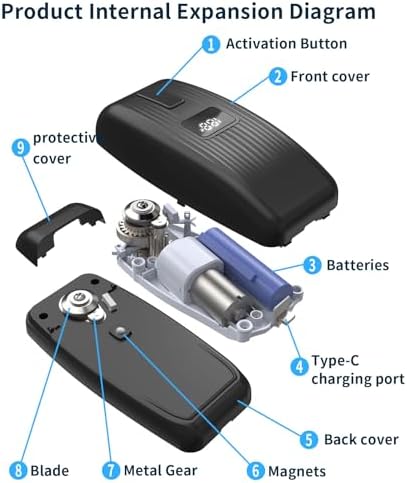 Electric Can Opener with LED Display, Can Opener Electric for Seniors