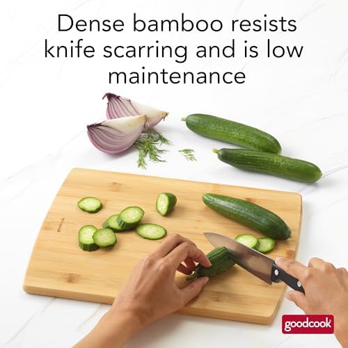 GoodCook Everyday Cutting Board, 12" x 16" Bamboo