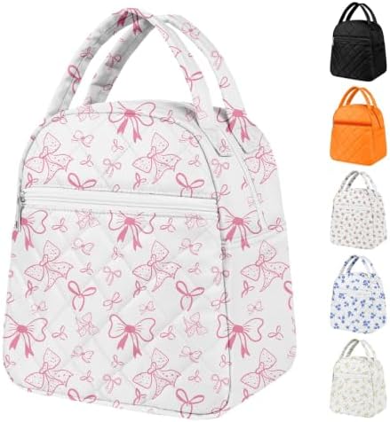 Paquesta Lunch Bag Women Stylish Quilted Lunch Boxes for Adult
