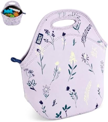 Built Gourmet Getaway Neoprene Lunch Bag - Thistle Ditsy