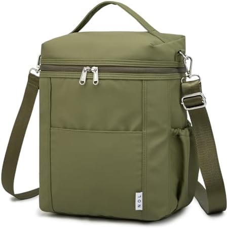 NOL Insulated Lunch Bags for Women Cooler Bag Lightweight Nylon Waterproof Lunch Box for Work