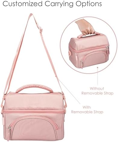 Bentgo Deluxe Insulated Lunch Bag with Adjustable Strap & Outer Pocket