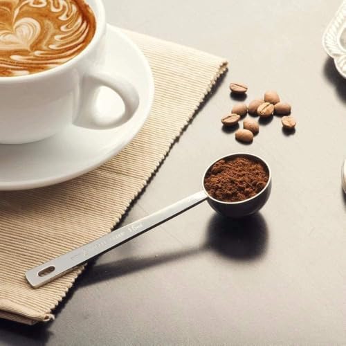 Stainless Steel 1 Tablespoon Measuring Coffee Scoop Spoon, Set of 1