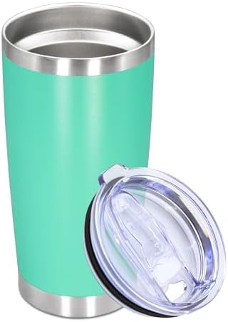 20oz Tumbler Stainless Steel Tumbler Coffee Tumbler with Lid Light Blue, 1P