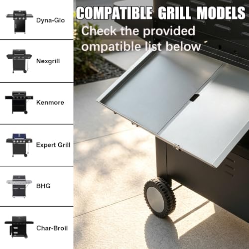 18“-24” Universal Grease Tray with Catch Pan for Nexgrill, Dyna-Glo