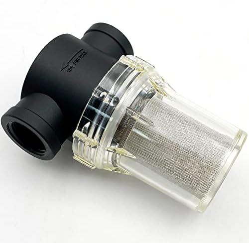 Female NPT in-Line Strainer with Stainless Steel Filter Screen (1 inch 40 mesh)