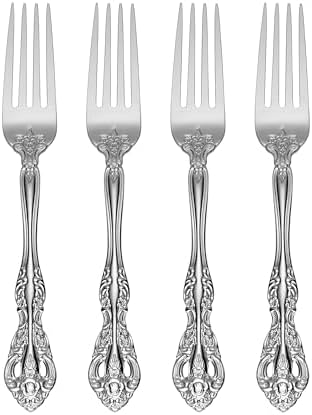Oneida Michelangelo Dinner Forks Silverware Set for 4, Flatware