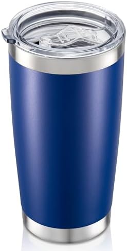 20 oz Tumbler with Lid Stainless Steel Insulated Tumblers, 1 Pack