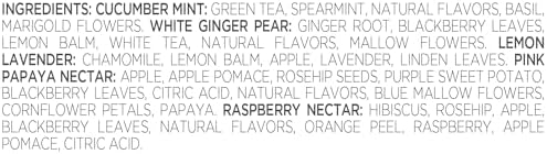 Tea Forte Tea Sampler, 20 Pyramid Infuser Bags, Premium Tea Gift Set