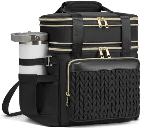 Lunch Box for Women Double Deck Large Lunch Bag Women Tote Lunch Bag