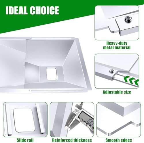 Uniflasy Grease Tray with Catch Pan for Nexgrill, Dyna-Glo Grills