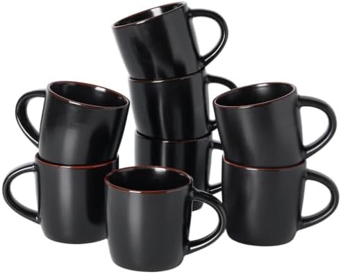famiware Mercury Coffee Mugs 13 oz, Coffee Mugs Set of 8 with Handle
