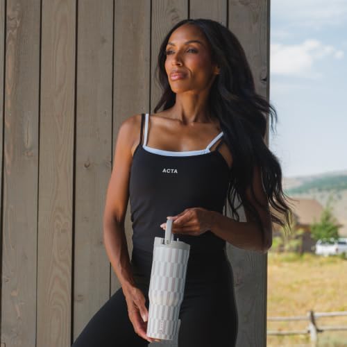 HydroJug Sport 32 oz Insulated Stainless Steel Water Bottle, Latte