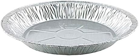 PACTOGO 11" Aluminum Foil Pie Pan Extra-Deep Disposable Tin Plates (Pack of 100)