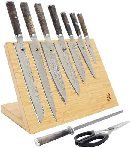 Miyabi Black 5000MCD67 10-pc set, light brown Knife Block