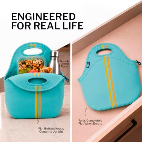 Built Gourmet Getaway Neoprene Lunch Bag - Blue Cockatoo