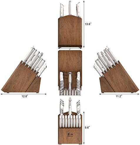 Cangshan HELENA Series German Steel Forged Knife Block Set (23-Piece, White)