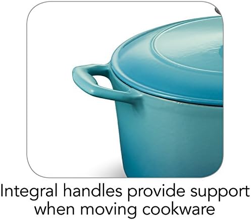Tramontina Bestow Enameled Cast Iron 5.5-Qt Round Dutch Oven Pot with Lid