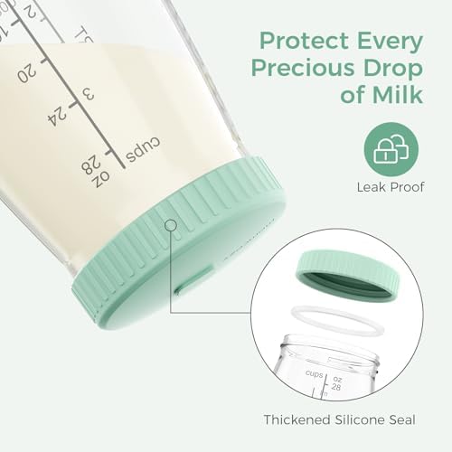 Momcozy Glass Breast Milk Pitcher Lid, Dishwasher Safe Food Grade Caps 1pc