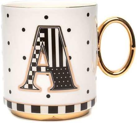 MACKENZIE-CHILDS My Mug, Decorative Ceramic Coffee Mug with Handle, A