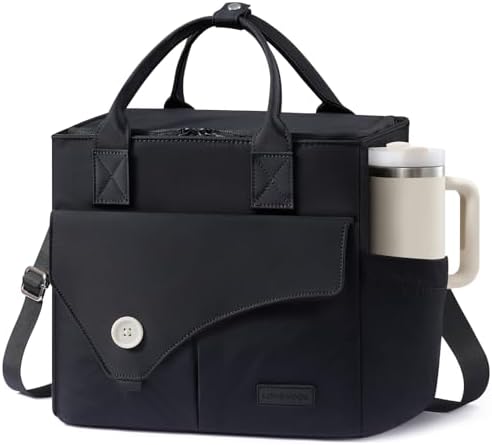 LOVEVOOK Lunch Box for Women,Large Insulated Leakproof Lunch Bag for Work