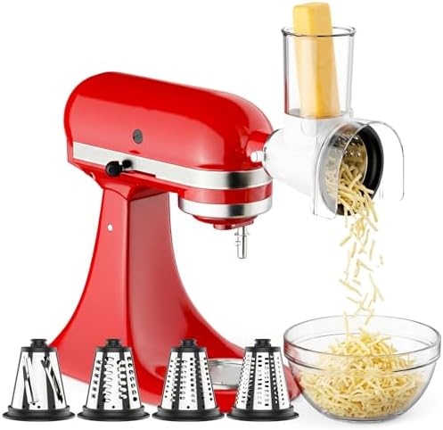 GVODE Slicer Shredder Attachment for KitchenAid Stand Mixers,Food Processor