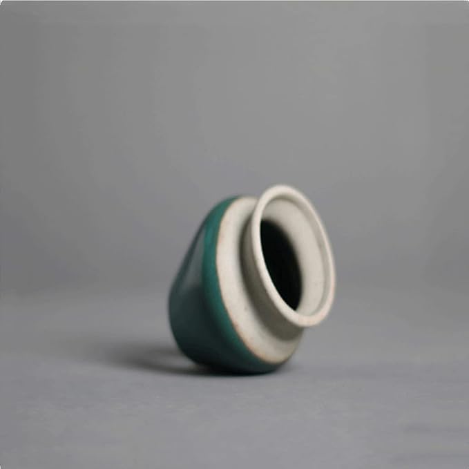 Matcha Tea Whisk Holder Ceramic Holder for Bamboo Matcha Chasen fit for Matcha Chasen Tea Set Accessories (Matt Black)