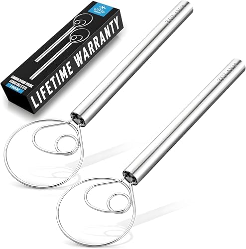 Zulay Kitchen 13-Inch Danish Dough Whisk