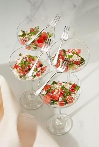 Lenox Portola Cocktail Forks Silverware Set for 4, Flatware