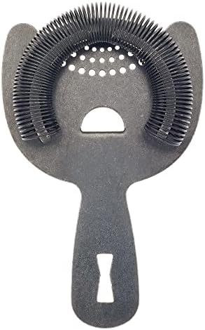 Barfly Heavy-Duty Spring Bar Strainer, Vintage Black
