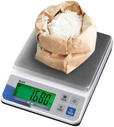 Polit Digital Kitchen Scale, Commercial Grade for Baking, 30lb/13kg