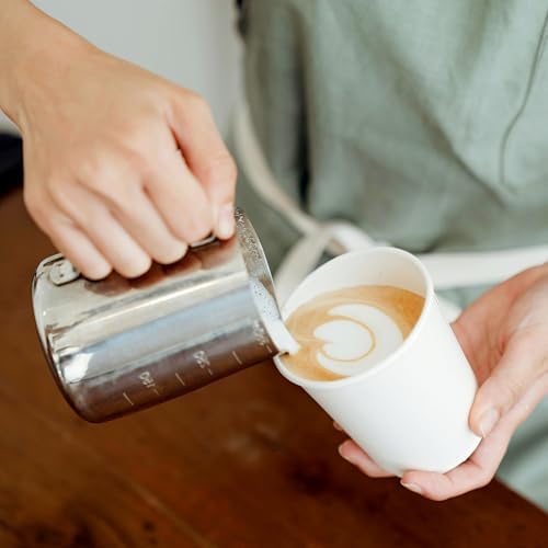 METAPRINT 500 Pack 12 oz Disposable Paper Coffee Cups, White