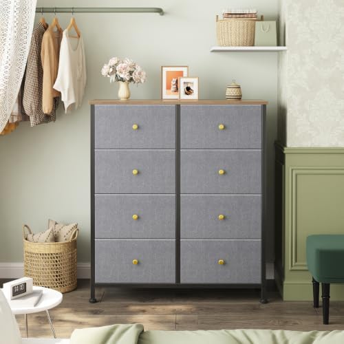 OLIXIS 8 Drawer Storage Dresser for Bedroom, Closet Organizers Units