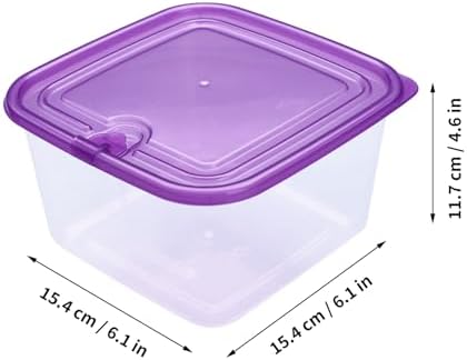 KIGI Airtight Food Storage Containers with Vent Lids for Meal Prep, Lunch, BPA Free, Stackable, Reusable Plastic Containers for Leftovers, Kitchen, Pantry, Fridge Organizer, Freezer Safe (5 Cup 6PACK)