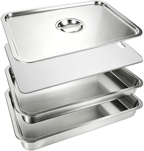 20 Inch Stainless Steel Grill Carry System Tray Set