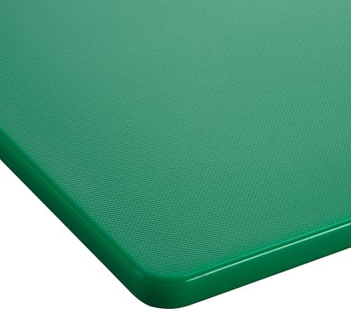 Winco 12" x 18" Green Cutting Board (Set of 6)
