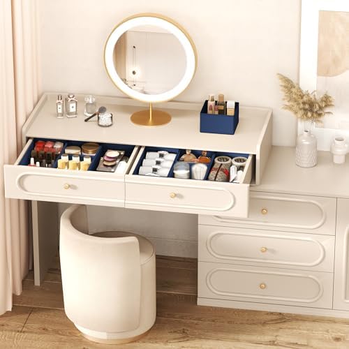 DIMJ Drawer Organizer Clothes Storage - 18 Pack Baby Dresser Organizer for Nursery, Foldable Drawer Dividers for Bedroom Closet Organization, Fabric Storage Bins for Socks, Underwears, Bras