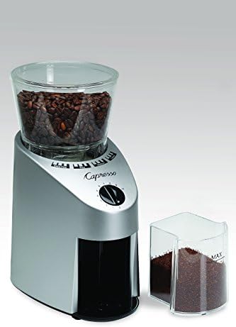 Capresso 560.04 Infinity Conical Burr Grinder, Brushed Silver (Pack of 2)