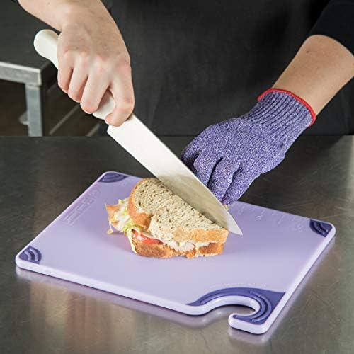 San Jamar Cutting Board,Plastic,9"W,12"L CBG912PR - 1 Each