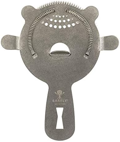 Barfly Heavy-Duty Spring Bar Strainer w/4 Prongs, One Size, Vintage