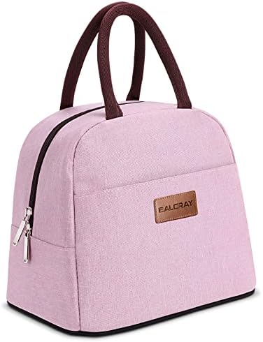 BALORAY Lunch Bag for Women Men Adult Lunch Box (Pink), M