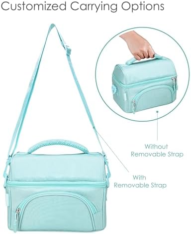 Bentgo Deluxe Insulated Lunch Bag with Adjustable Strap & Outer Pocket
