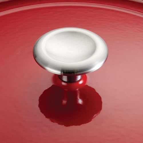 Tramontina Bestow Enameled Cast Iron 4-Qt Braiser Pan with Lid, Red
