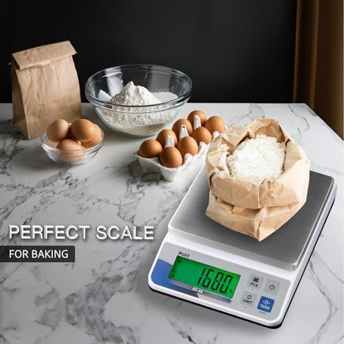 Polit Digital Kitchen Scale 18lb/8kg, 0.5g Food Scale for Baking