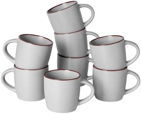 famiware Mercury Coffee Mugs 13 oz, Coffee Mugs Set of 8 with Handle
