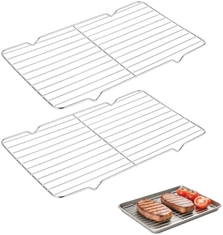 Roasting Rack for 9x13 Baking Pan, Wire Rack for Cooking and Baking Sheet