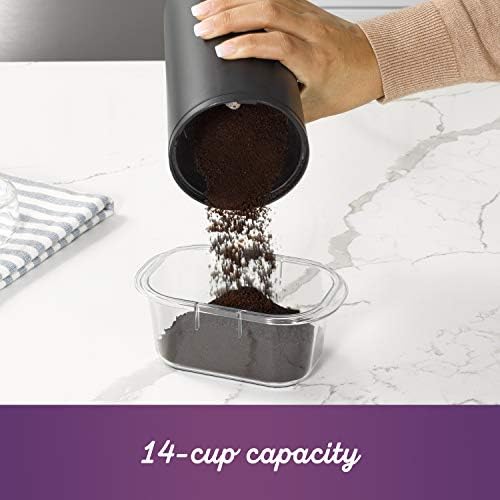 Mr. Coffee Simple Grind 14 Cup Coffee Grinder Black